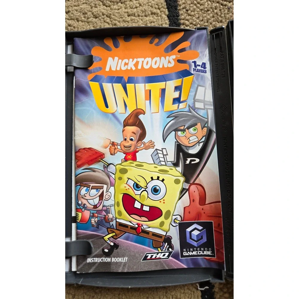Nicktoons Unite Nintendo GameCube GC Video Game THQ DOL-GNOE-USA CIB